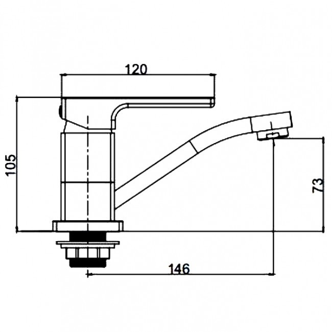 Приобрести gappo смеситель для кухни g4517-8 с длинным изливом, белый 30060