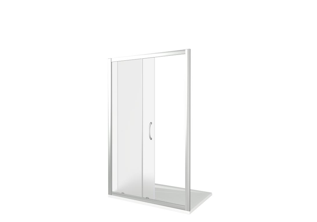 Приобрести дверь душевая bas latte wtw-110-g-we 110 см (матовое стекло)