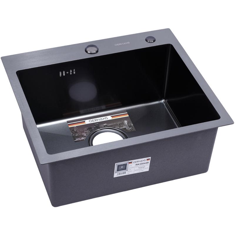 Приобрести gerhans кухонная мойка 50х44 см, графит