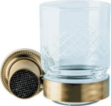Boheme Стакан для зубных щеток Royale Cristal, бронза\черный 10924-BR-B