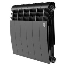 Royal Thermo Радиатор биметаллический BiLiner 350 /Noir Sable ( черный графит ) - 6 секц.
