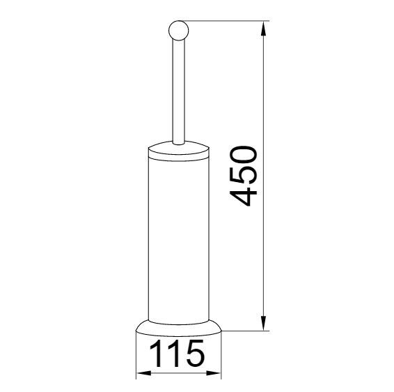 Приобрести boheme ершик для унитаза brillante, хром\кристаллы 10438