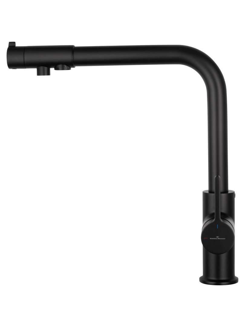 Приобрести смеситель для кухни c подключением фильтра wonzon & woghand, черный матовый (ww-88458008-mb)