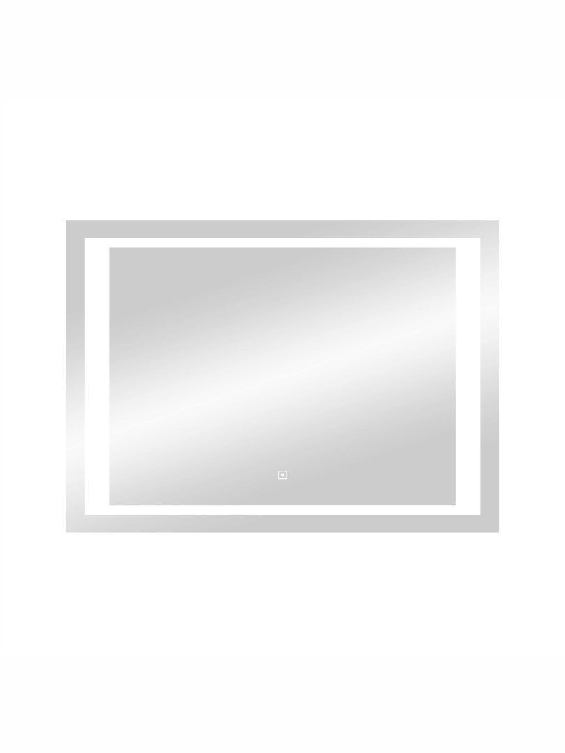 Приобрести continent зеркало с подсветкой quattro 80х60 см, сенсорный включатель, белое