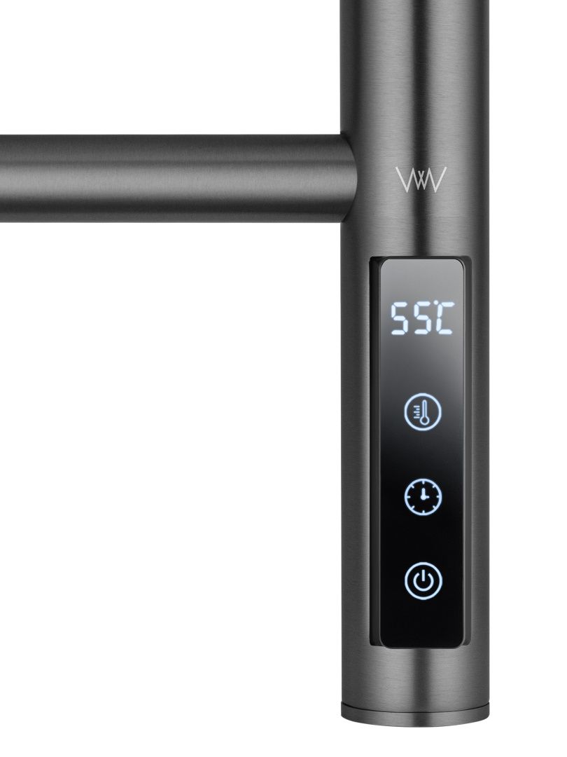 Приобрести полотенцесушитель электрический wonzon & woghand bonn, темный графит (ww-al4092-gm)