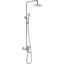 HAIBA Душевая система, круглая d-200мм, нержавеющая сталь HB24806