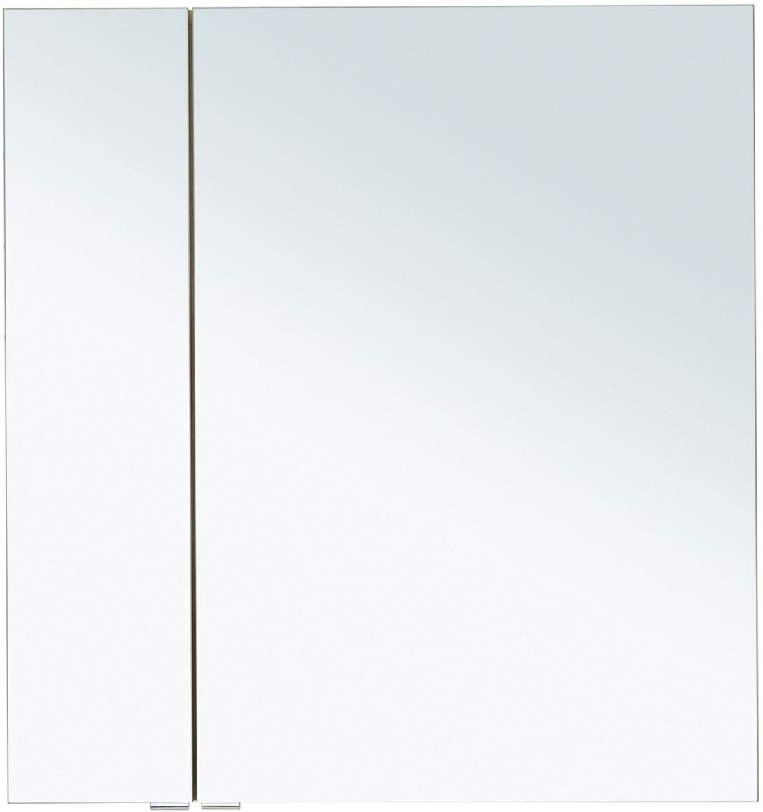 Приобрести aquanet зеркальный шкаф алвита new 80 см, дуб веллингтон белый