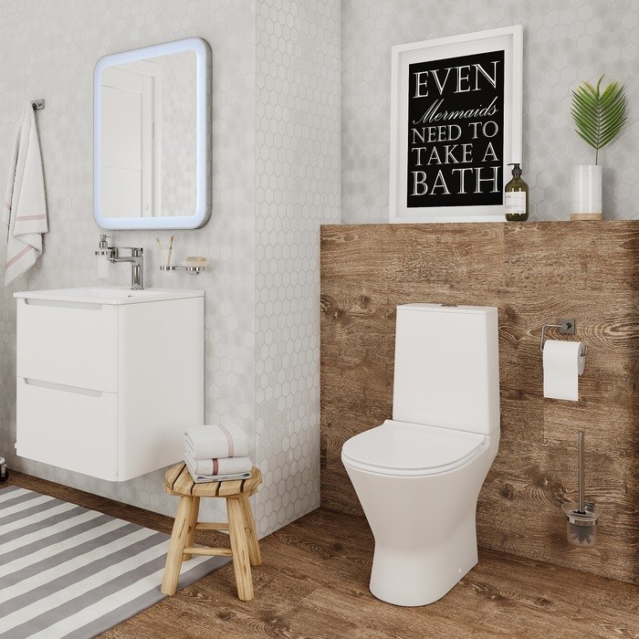 Приобрести iddis напольный унитаз-компакт edifice rimless, безободковый.крышка с микролифтом edirdsei24