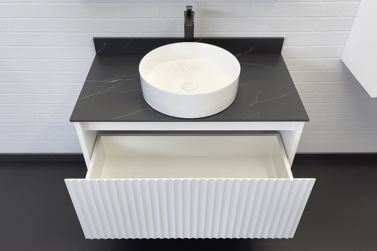 Приобрести сomforty тумба со столешницей и раковиной марсель-90 белая матовая c раковиной 9110