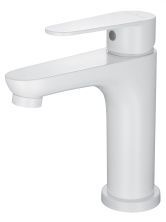 Смеситель для раковины WONZON & WOGHAND ALFA, Белый матовый (WW-A40202-MW)