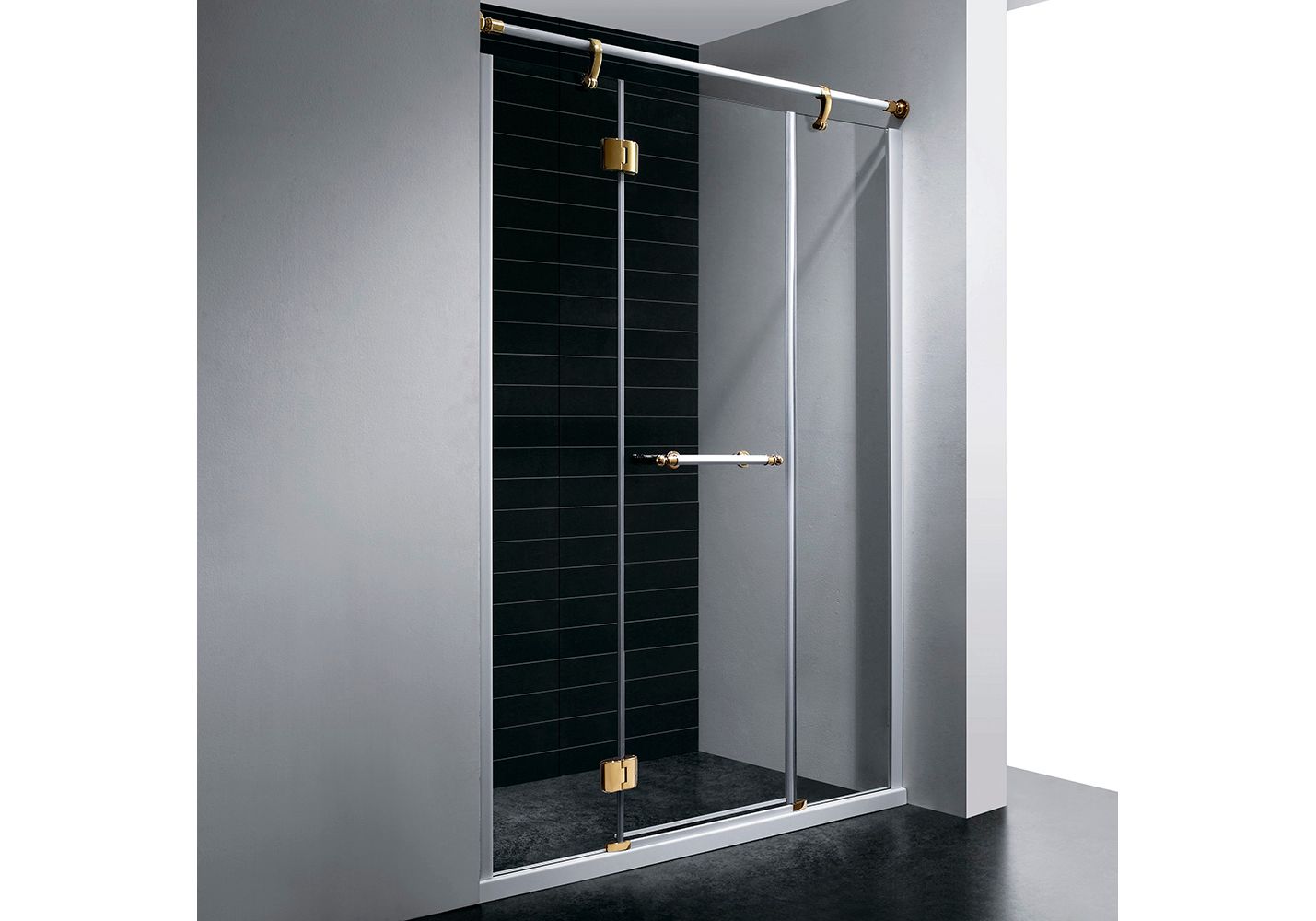 Приобрести душевая дверь rgw vi-02 золото 130, прозрачное, 02040213-18