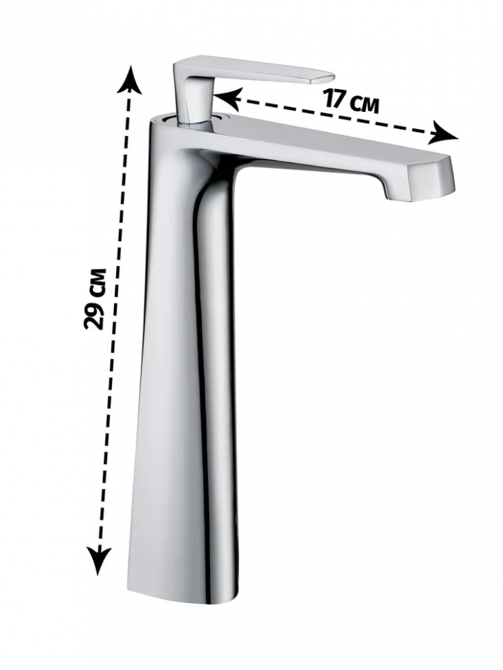 Приобрести grocenberg смеситель для раковины, высокий, хром gb3025cr