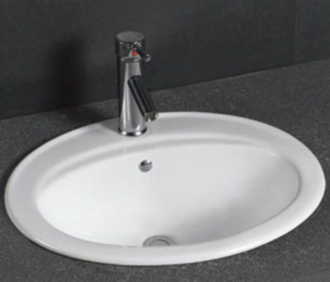 Приобрести раковина врезная на столешницу ceramalux 56 см 9413