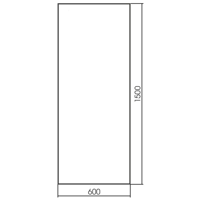 Приобрести azario зеркало монреаль 60х150 см, напольное, алюминиевый профиль фр-00001407