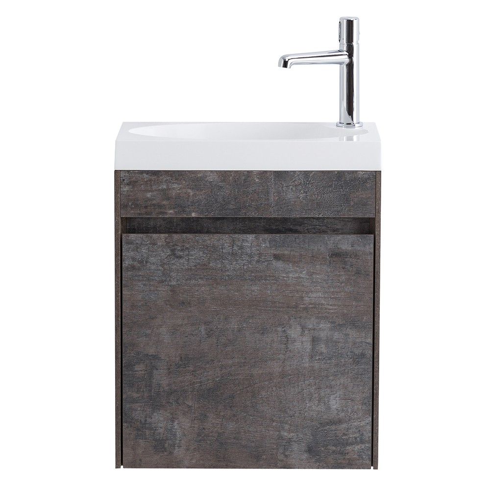 Приобрести belbagno тумба с раковиной pietra mini 46 см, подвесная с дверью 46-l stone, белая раковина
