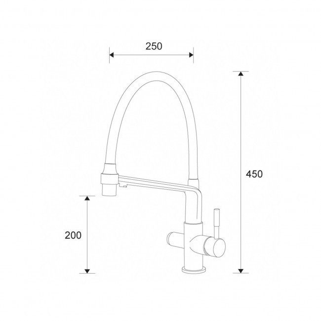 Приобрести gappo смеситель для кухни g4398-9 с фильтром и гибким изливом, белый\черный 92414