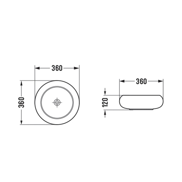 Приобрести comforty раковина 113mh 36х38 см, светло-серая матовая