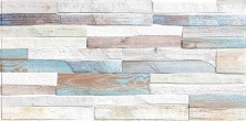 Плитка настенная Alma Ceramica Mattone 50х24,9 серо-голубая