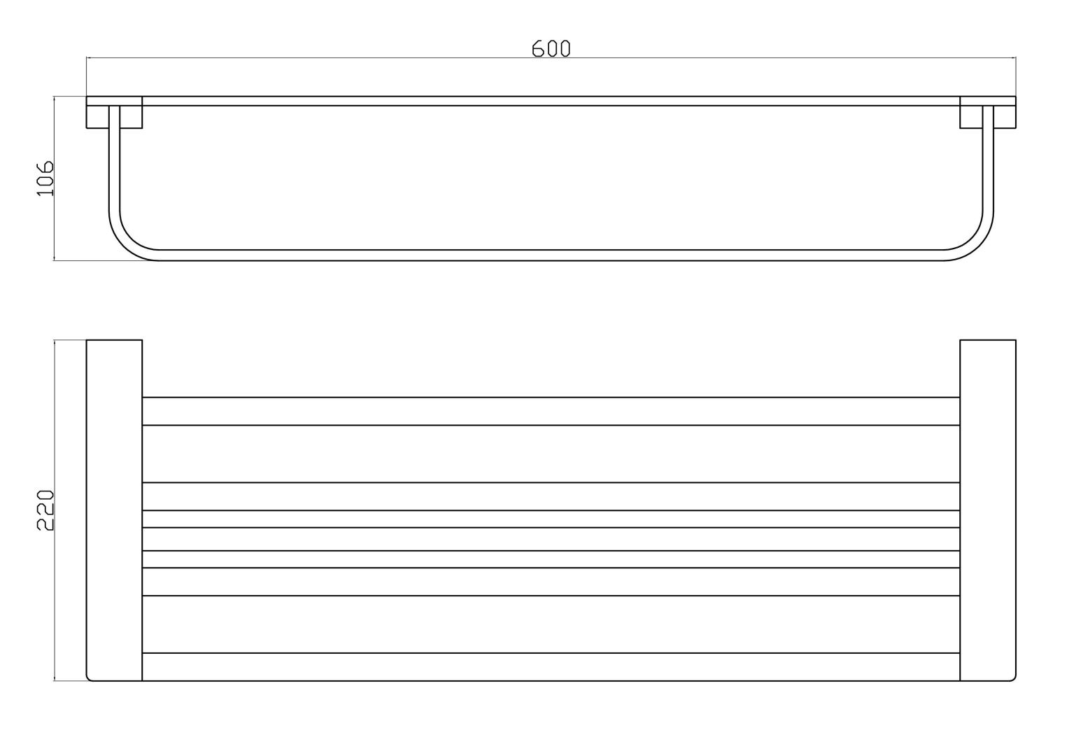 Приобрести полотенцедержатель с полкой wonzon & woghand eclipse, хром (ww-9181)