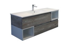 Сomforty Тумба с раковиной "Турин-120" дуб бежевый