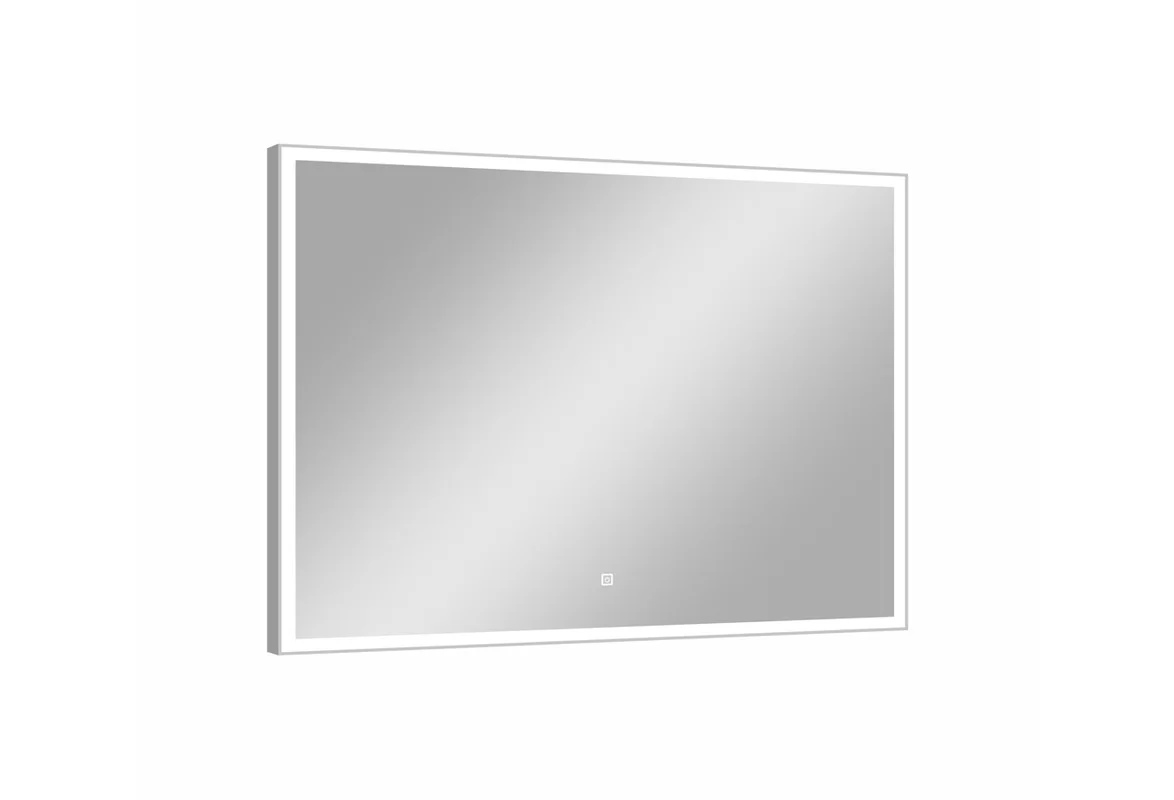 Приобрести continent зеркало с подсветкой sting 100х70 см, серое