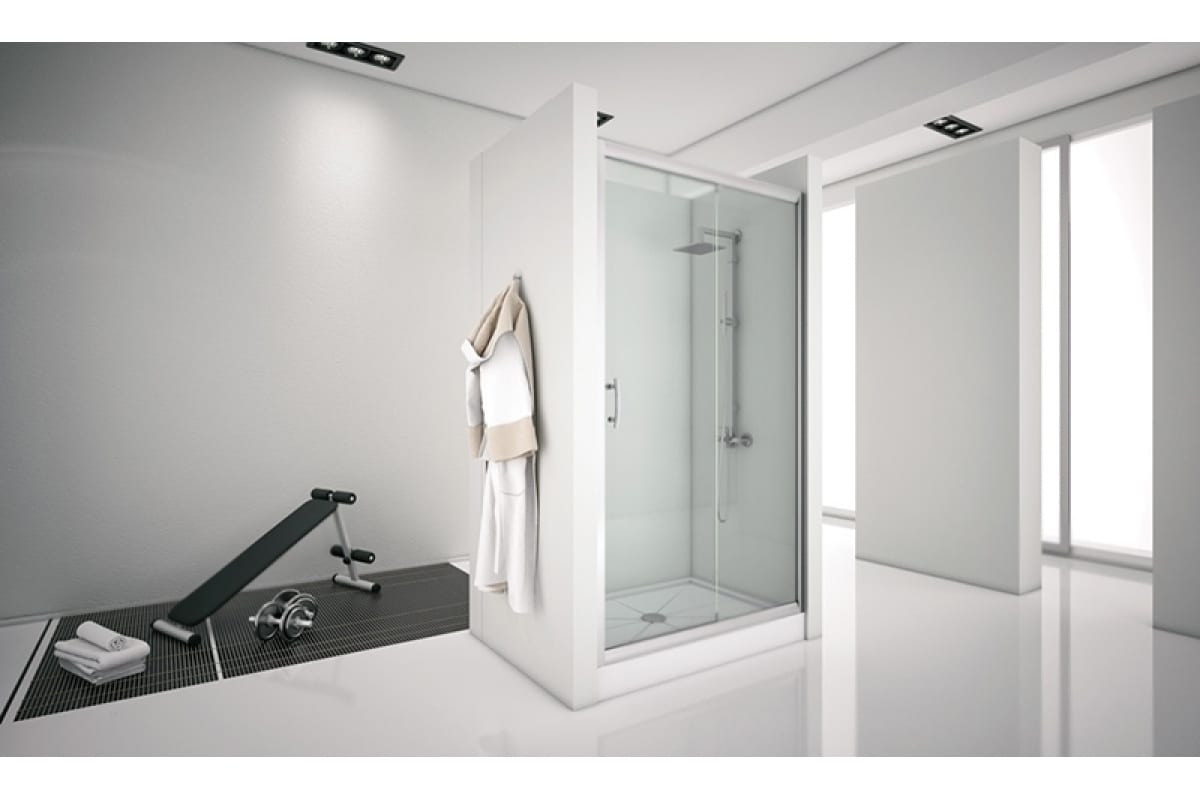 Приобрести aquanet душевая дверь alfa naa6121 140, прозрачное стекло