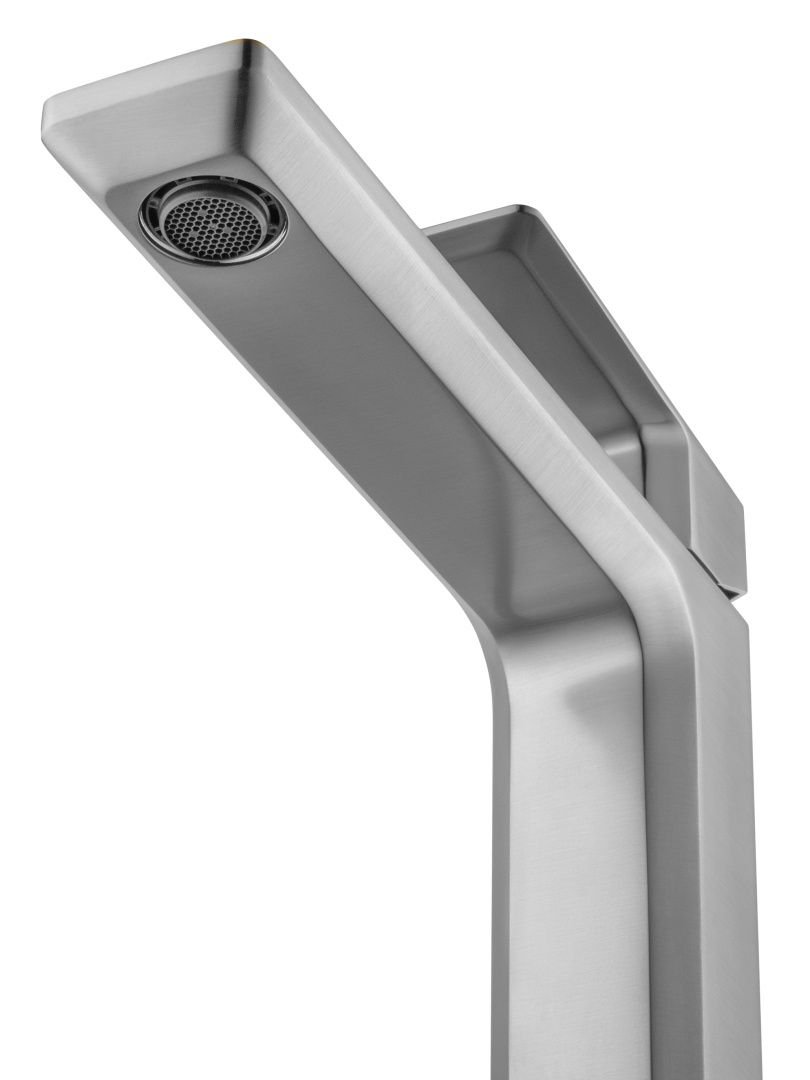 Приобрести смеситель для раковины высокий wonzon & woghand diamond, брашированный никель (ww-88239011-bn)