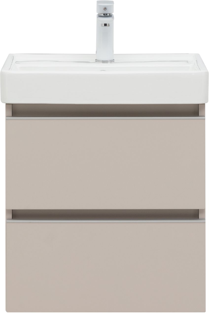 Приобрести aquanet тумба с раковиной вега 50 см, бежевый