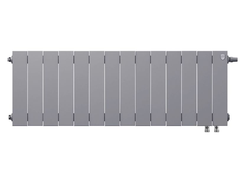 Приобрести royal thermo радиатор биметаллический pianoforte 300 /silver satin ( серебристый ) vdr - 14 секц.