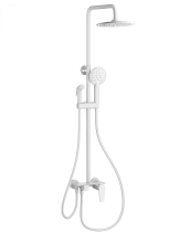 Душевая система с техническим душем WONZON & WOGHAND, Белый матовый (WW-A30874-MW)