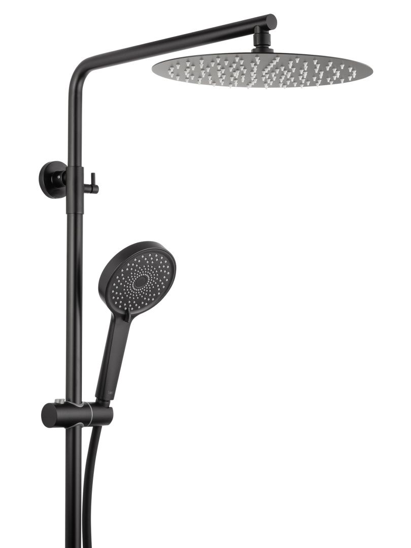 Приобрести душевая система wonzon & woghand tor, черный матовый (ww-88047073-mb)