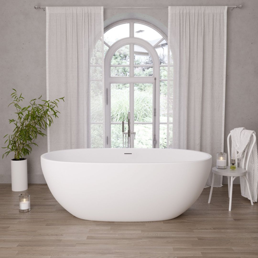 Приобрести grossman отдельностоящая ванна classic 170x87 см, белая матовая gr-2503m