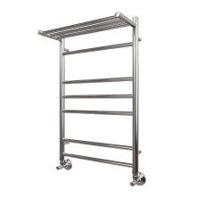 Полотенцесушитель водяной Point 500х800 Аврора П6 с полкой, хром PN10158P