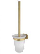 Туалетный ершик в комплекте WONZON & WOGHAND GRAFFITY, Брашированное золото (WW-9329-BG)