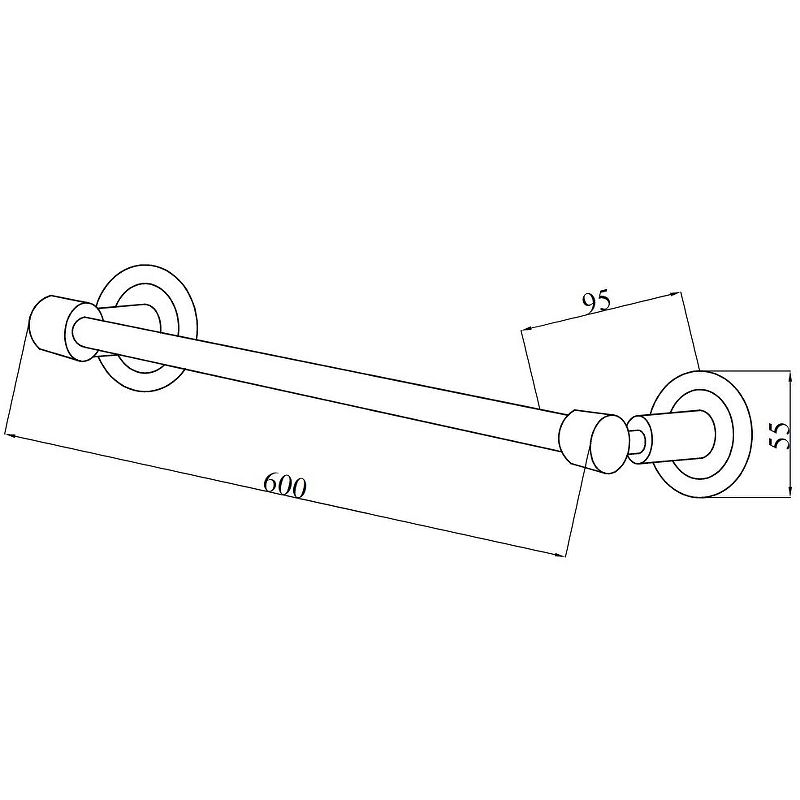 Приобрести boheme полотенцедержатель murano 60 см, золото\белый 10902-w-g