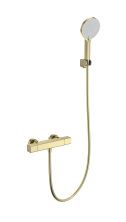 Смеситель для душа с термостатом WONZON & WOGHAND STAY 2, Брашированное золото (WW-B2016-A-BG)