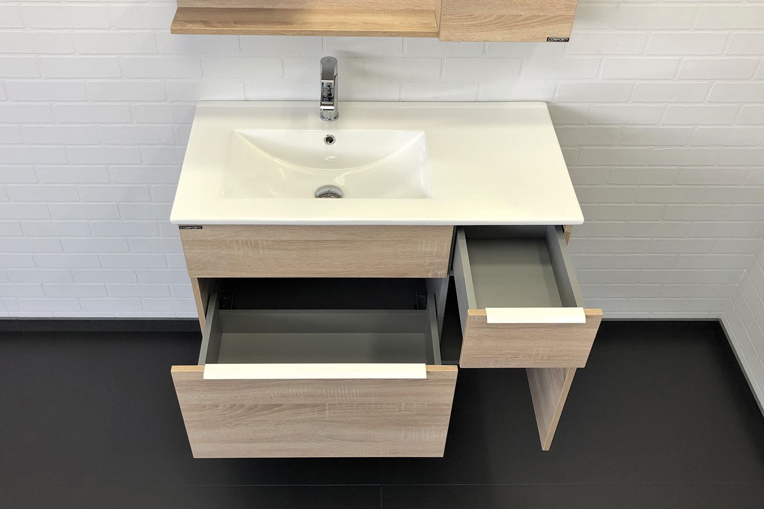 Приобрести сomforty тумба с раковиной варна-90 дуб сонома