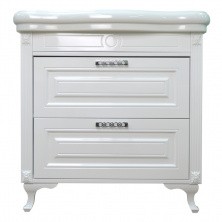 Azario Тумба напольная с раковиной MAGNOLIA, 2 ящика 90см. белая, CS00069948