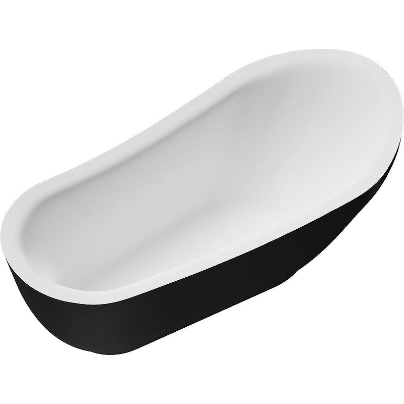 Приобрести grossman отдельностоящая ванна style 180x89 см, черная матовая gr-2303mb