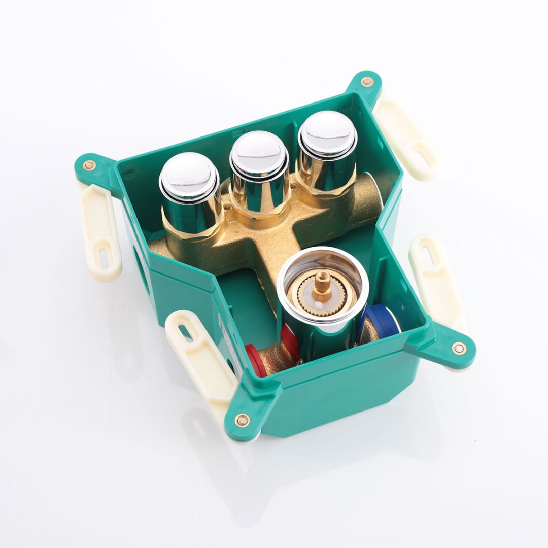 Приобрести vincea встраиваемый смеситель для душа, трехфункциональный, черный матовый vscv-431mb