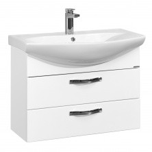 Тумба Акватон Ария 80М см. подвесная с раковиной 1A140801AA010, 1WH207783, белый.