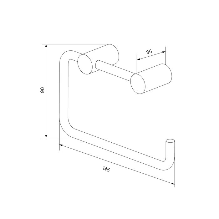 Приобрести iddis держатель для туалетной бумаги petite, сатин petss00i43
