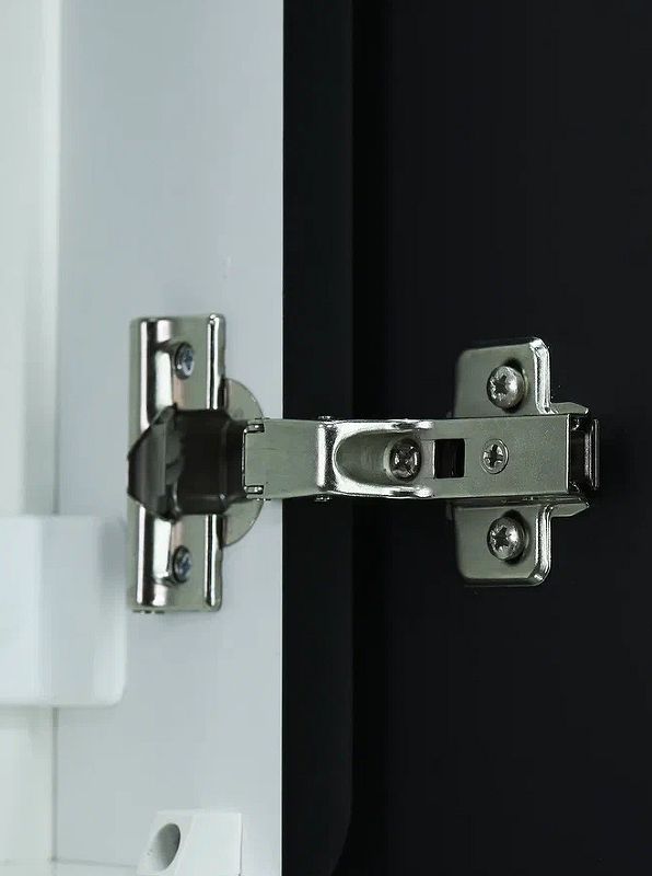 Приобрести continent зеркало шкаф с подсветкой elmage black 45х80 см, сенсорный включатель, черное