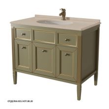 Caprigo Тумба с раковиной ALBION 100 см, бежевая, эмаль