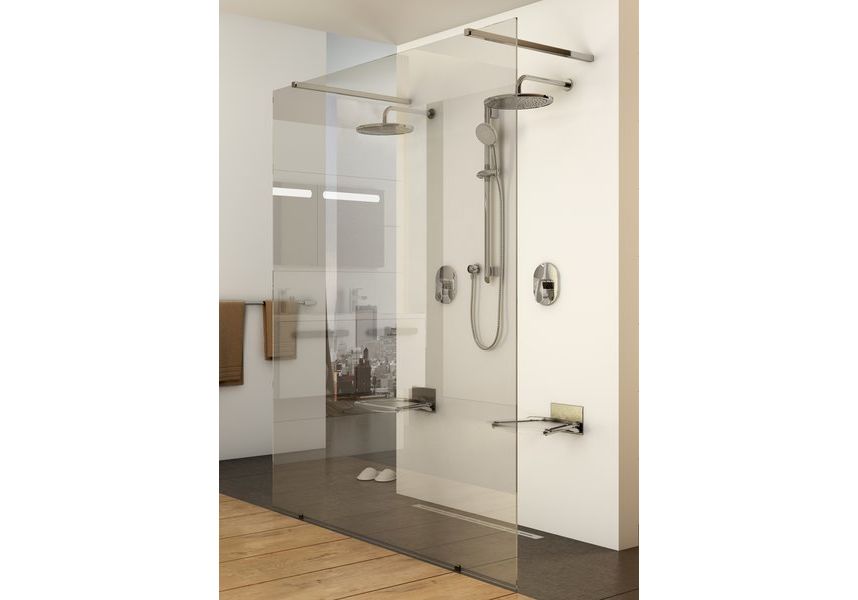 Приобрести перегородка душевая ravak walk-in free 120 см gw9fg0c00z1 прозрачное