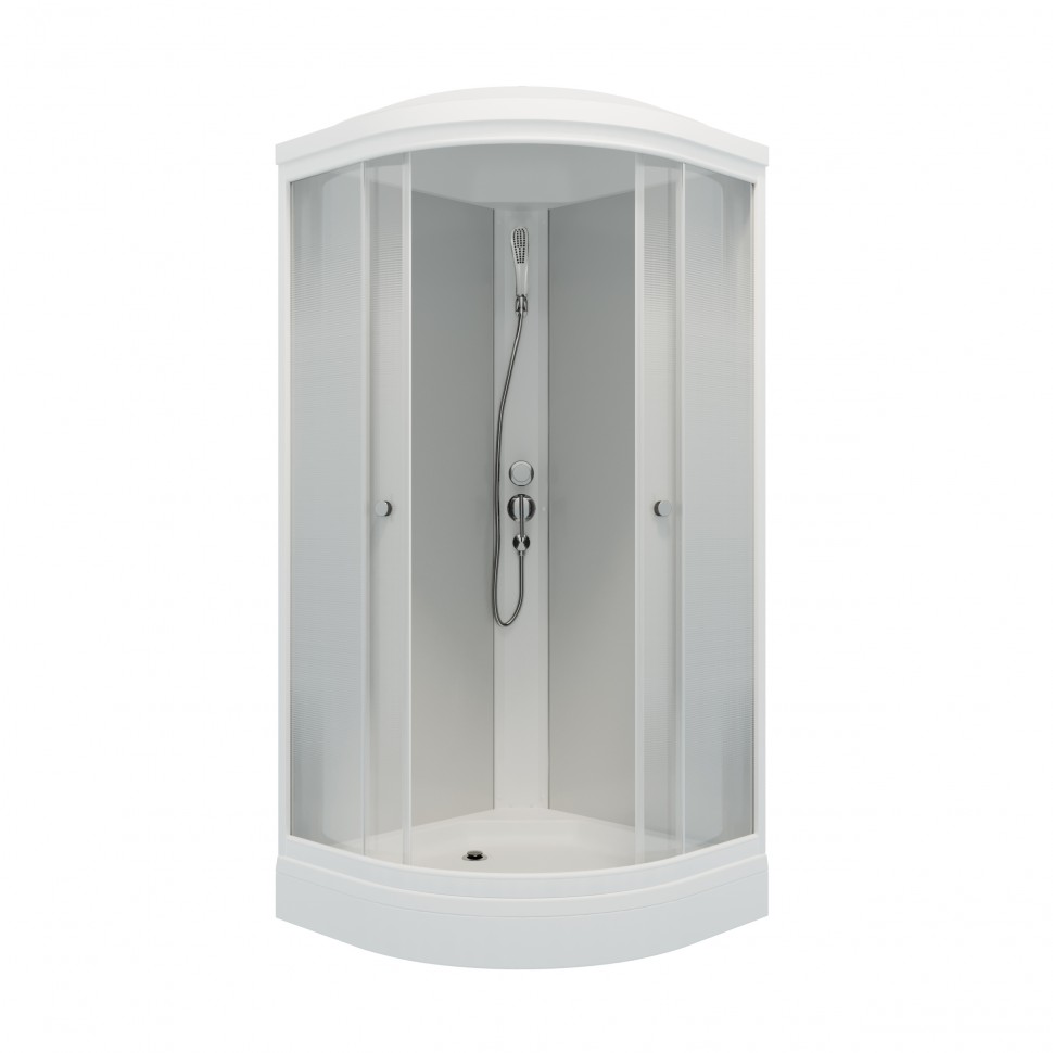 Приобрести тритон душевая кабина лайт а дн4 100х100 см, белая, матовое щ0000039805