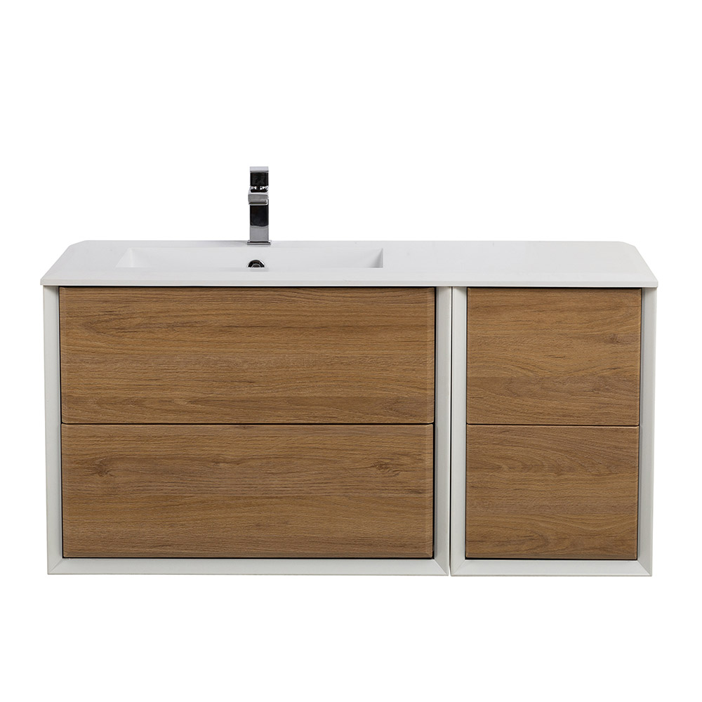 Приобрести cezares тумба подвесная с раковиной bellagio 106 см rovere tabacco, левостороняя, дерево 54716