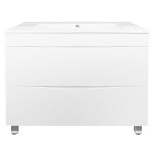 Loranto Тумба напольная с раковиной Santorini 80 81х81 см, Белый Глянец (CS00086974)