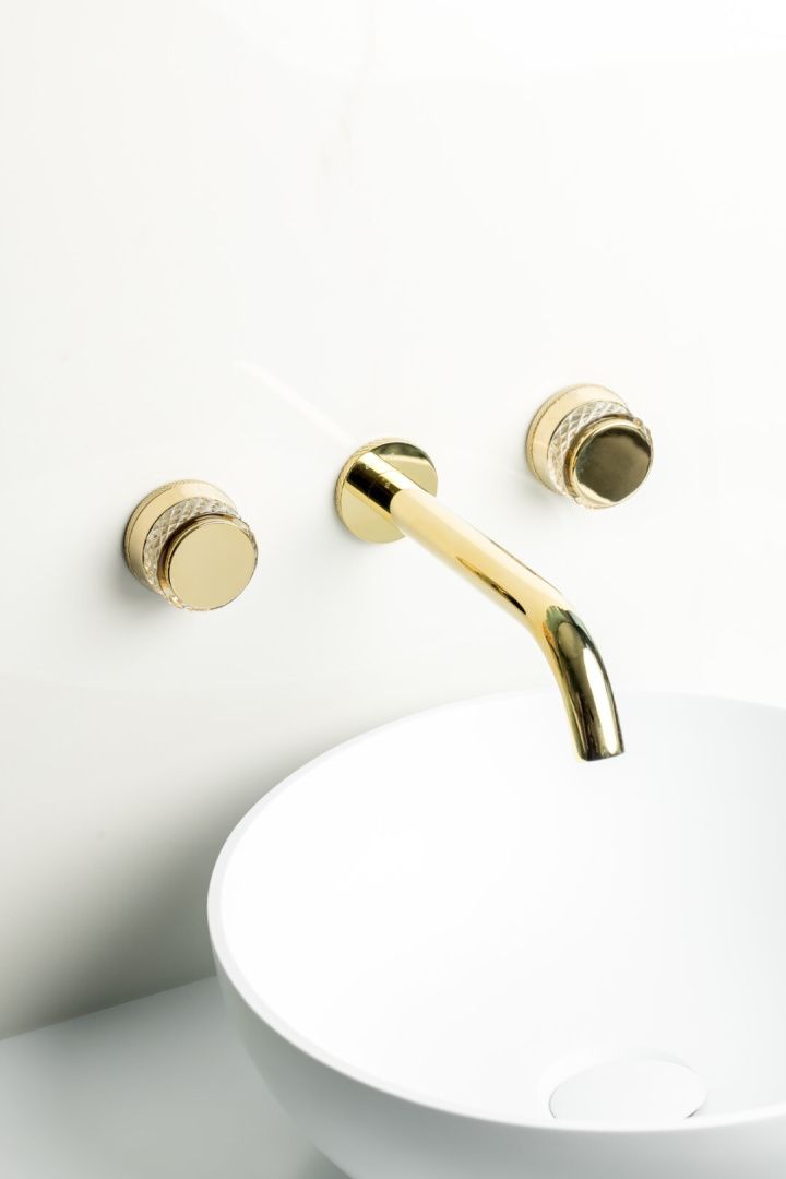 Приобрести boheme смеситель для раковины aura, золото 152-2-g-a