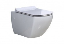 Унитаз подвесной безободковый BelBagno Carina BB514CHR